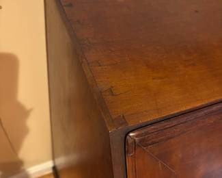 Top Edge Detail Slant Front Desk