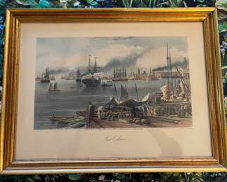 Print of 'The Port of New Orleans" by A.R. Waud