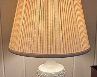 Wedgwood Embossed Queensware Lamp