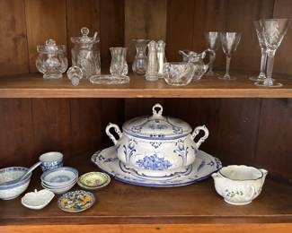 Crystal and Ironware Pieces