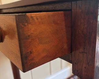 Drop Leaf Table Drawer Detail