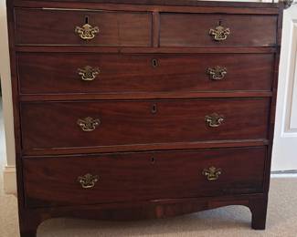 Antique 5 Drawer Federal Chest