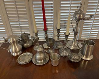 Nice Pewter Collection - Old and newer pieces