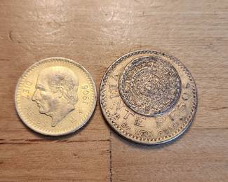 2 of the 3 gold coins - Have another smaller one that is a little over 1/10 oz ready to sell