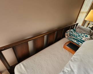 Mid-century modern headboard - Part of the bedroom set