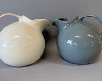 Two Hall USA ceramic pitchers