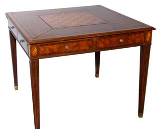 Lloyd Buxton inlaid games table