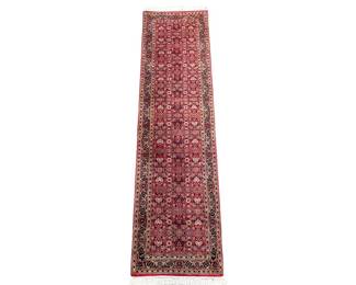 Very nice Indian Herat runner; 32” x 10’2”