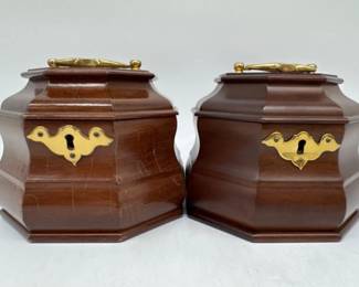 VA Metalcrafters tea caddies for CWF