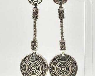 Sterling drop earrings