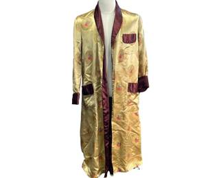 Vintage silk Chinese robe