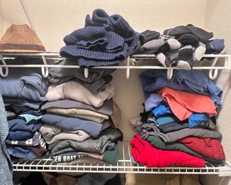 Various prices of Men’s Clothing