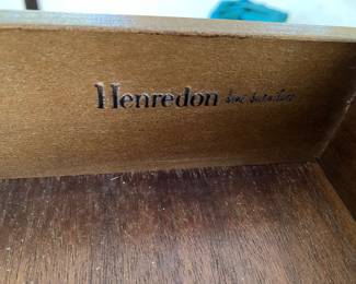 20	$360 Henredon Mahogany Desk 46W X 23D X 29H
