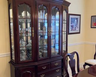 15	- $700 Thomasville China cabinet   64W X 19D X 81H
