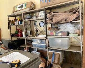 22	$70 Each 	Industrial shelving x 4   35W X 15D X 72H
