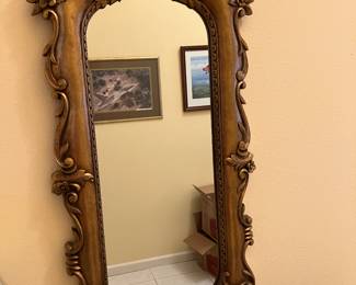 1	$110.00  Gold composite mirror 12W X 48H

