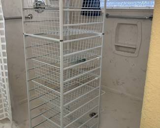 36	90.00	White wire rack  18 X 21X 58H
