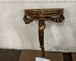 Antique Rococo Console Tables in Giltwood, Set of 2