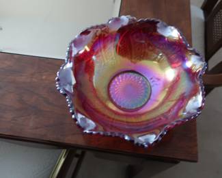 carnival  glass bowl