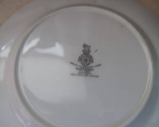 back of Royal Doulton dishes