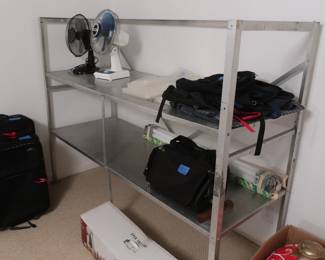 aluminum shelving