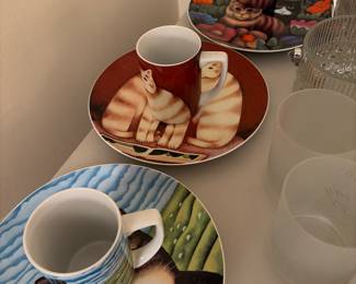 The department 56 cake and saucer