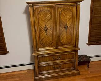 Armoire can also be painted pottery barn grey 