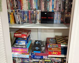 Games and VHS 