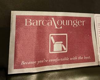 STUDDED LEATHER BARCALOUNGER RECLINER