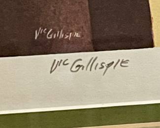 FRAMED/MATTED "GO ELON" BY VIC GILLISPIE (SIGNED/NUMBERED) 194/1000