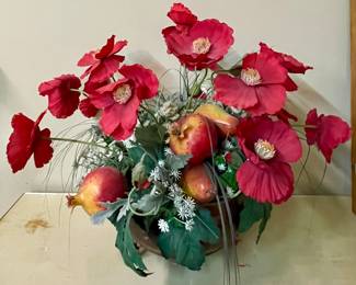 POPPIES AND POMMEGRANATES ARRANGEMENT