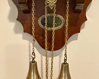 ZAANSE VINTAGE ANTIQUE DUTCH OLD WALL CLOCK, 8 DAY (WARMINK WUBA FREESIAN ERA)