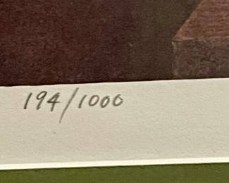 FRAMED/MATTED "GO ELON" BY VIC GILLISPIE (SIGNED/NUMBERED) 194/1000