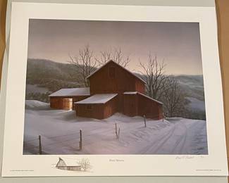 "RURAL DELIVERY"  REMARQUE PRINT by WARD NICHOLS, SIGNED/NUMBERED 9/25