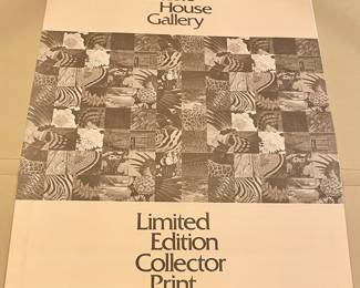 "THE CUTTING GARDEN"  PRINT by BURR FAIRLAMB, SIGNED/NUMBERED 563/700