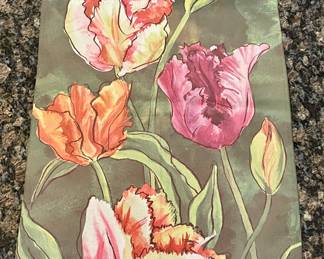 FLORAL MINI GARDEN FLAG