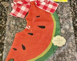 *NEW*    WATERMELON MINI GARDEN FLAG