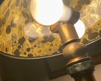 MARBLE/BRASS LAMP #3