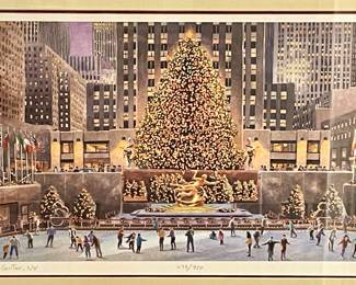 FRAMED/MATTED "ROCKEFELLER CENTER, NY"       BY signature? (SIGNED/NUMBERED)  473/950