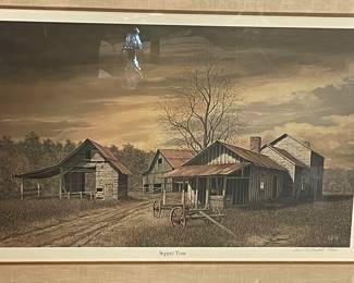 FRAMED/MATTED "SUPPER TIME" BY WARD NICHOLS (SIGNED/NUMBERED)  378/500