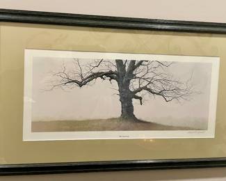 FRAMED/MATTED "THE SURVIVOR" BY WARD NICHOLS (SIGNED)