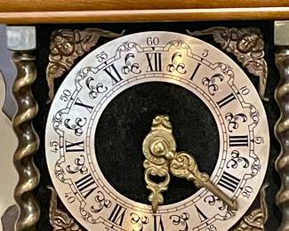 ZAANSE VINTAGE ANTIQUE DUTCH OLD WALL CLOCK, 8 DAY (WARMINK WUBA FREESIAN ERA)