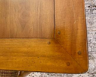 DREXEL DINGING TABLE, 8-CHAIRS, 2-LEAVES, PADS