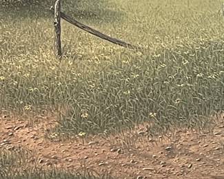 "DREAM FIELDS"  REMARQUE PRINT by WARD NICHOLS, SIGNED/NUMBERED 9/25