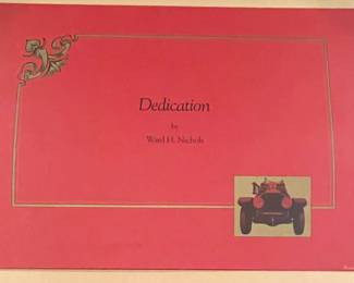 "DEDICATION"  REMARQUE LITHOGRAPH by WARD NICHOLS, SIGNED/NUMBERED 9/25