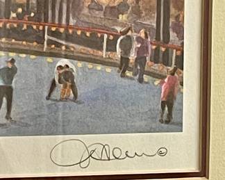 FRAMED/MATTED "ROCKEFELLER CENTER, NY"       BY signature? (SIGNED/NUMBERED)  473/950