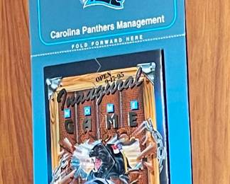 CAROLINA PANTHERS INAUGURAL REGULAR SEASON HOME GAME TICKET PORTFOLIO - GAME 3
