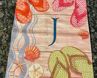  "J" FLIP-FLOPS MINI GARDEN FLAG