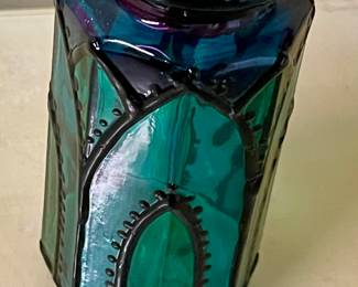 HANDPAINTED APPOTHECARY BOTTLE