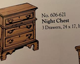 THE WINDSOR OAK COLLECTION  - NIGHT CHEST (2-AVAILABLE)